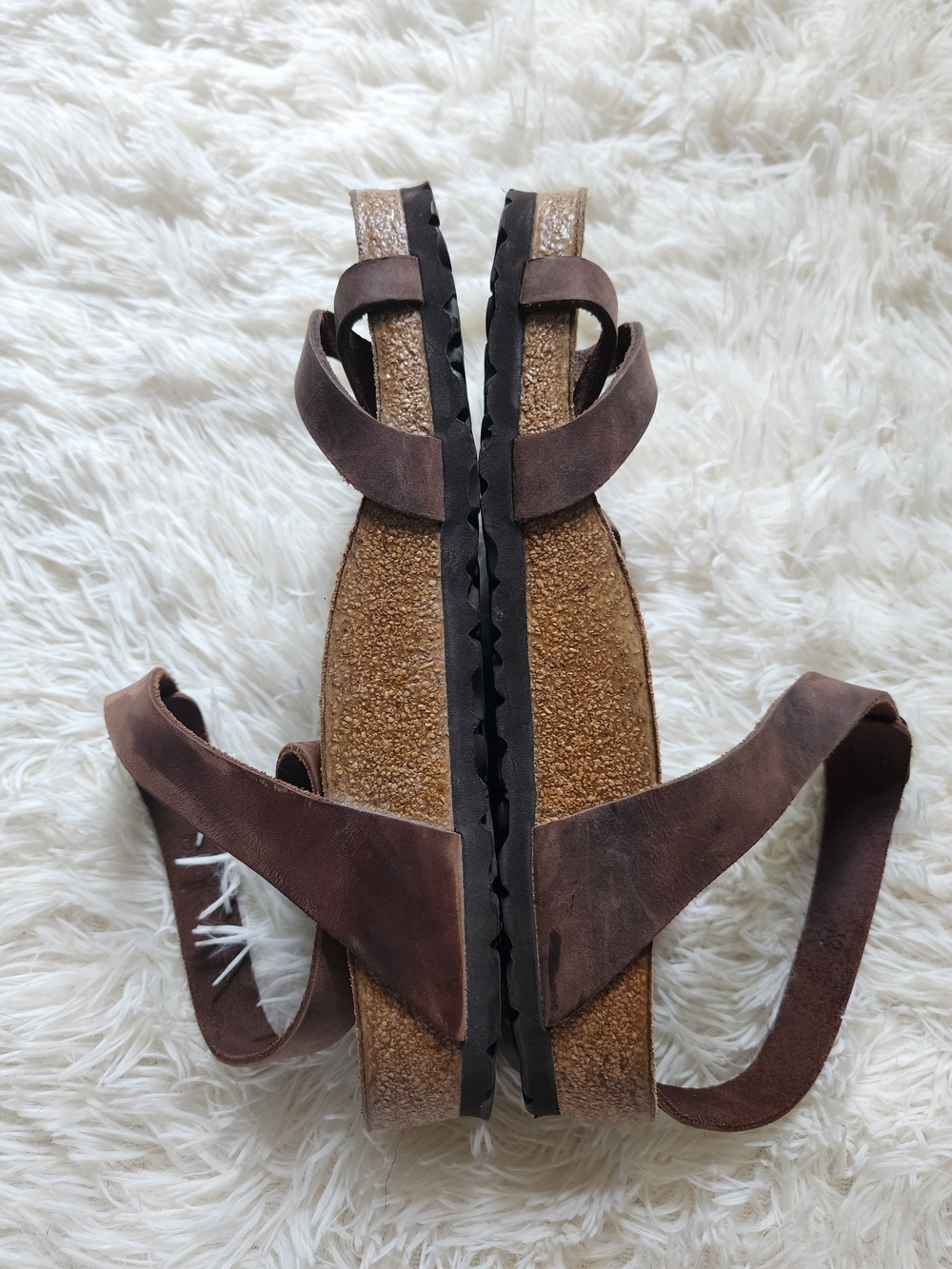 Birkenstock Brown Yara Leather *discontinued* Sandals - Picture 6 of 8